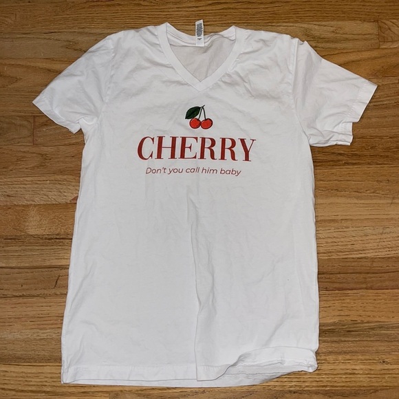 Bella Canvas Tops - Harry Styles cherry shirt size medium 🍒